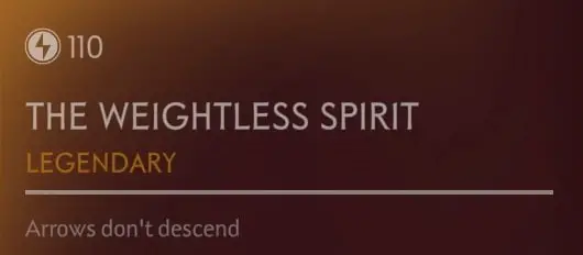 the weightless spirit description