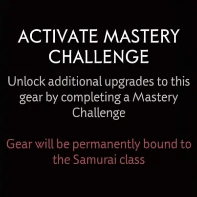 activate mastery challenge