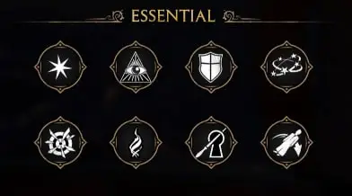 essential spell icons in hogwarts legacy